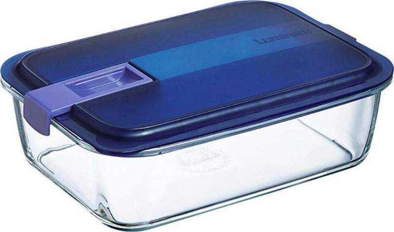 Luminarc Temp Easy Box Rectangular+Blue