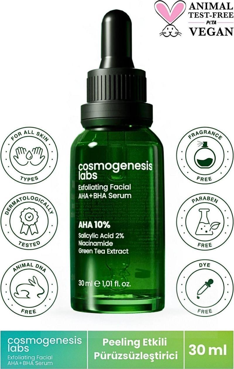 Exfoliating Facial AHA + BHA Serum 30 ml