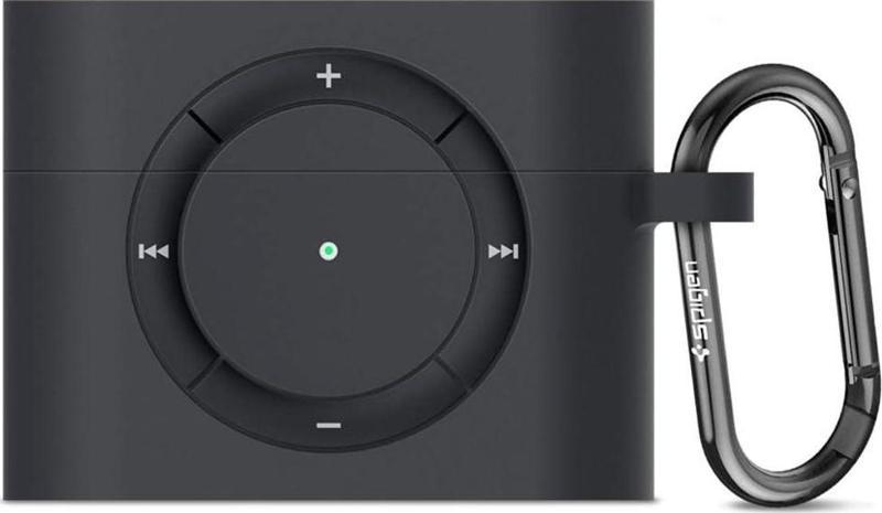 Apple AirPods Pro Kılıf Classic Shuffle Charcoal