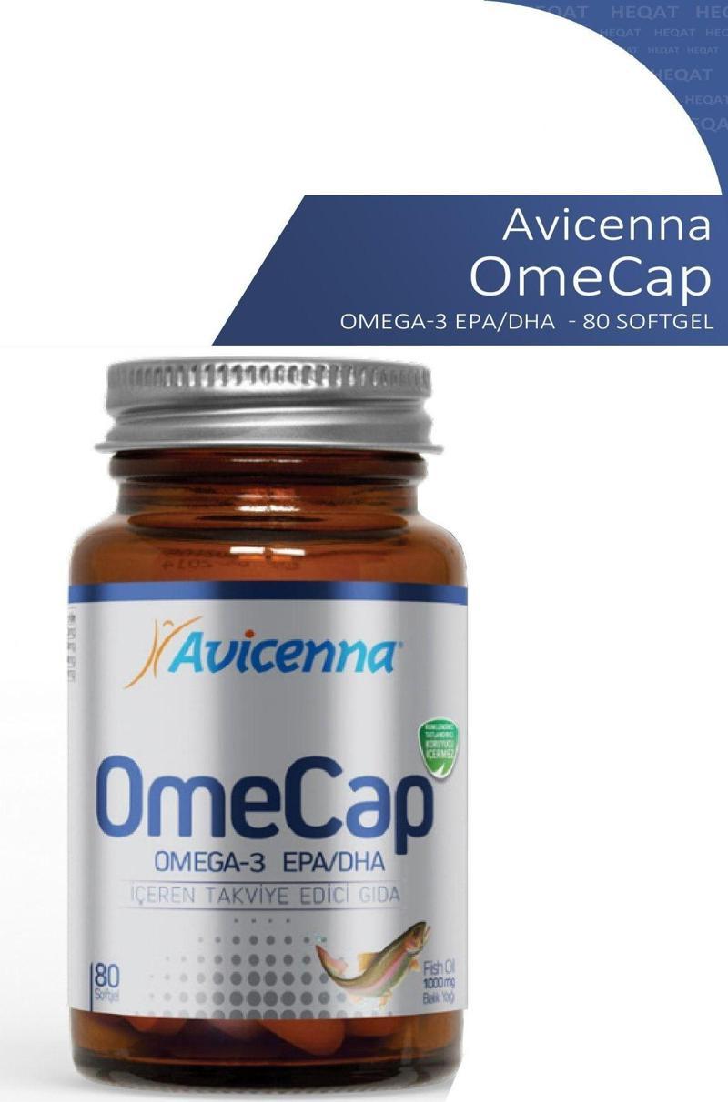 Omecap - Omega 3 Içeren Takviye Edici Gıda - 80 Softjel