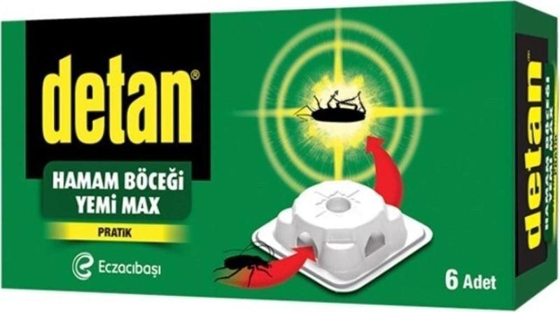 Hamam Böceği Yemi Yeni Max Bir Istasyonda Iki Yem