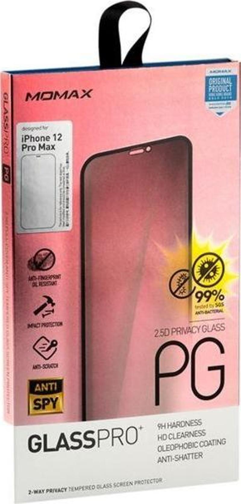 Glass Pro+ 2.5d Full Cover Iphone 12 Pro Max Ekran Koruyucu Uyumlu