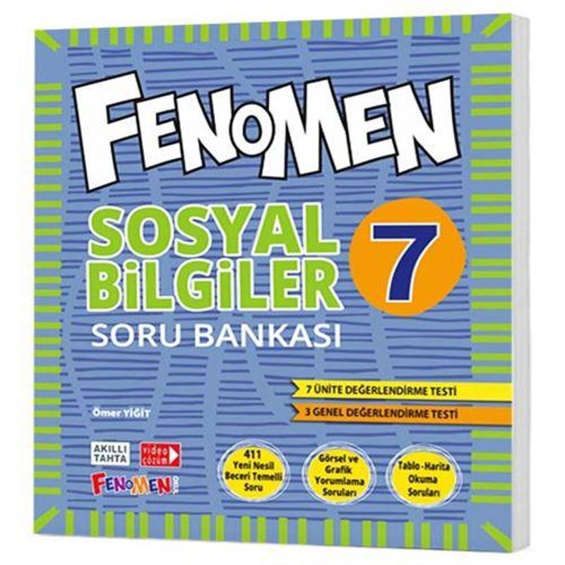 Fenomen Okul 2024 7. Sınıf Sosyal Bilgiler Soru Bankası