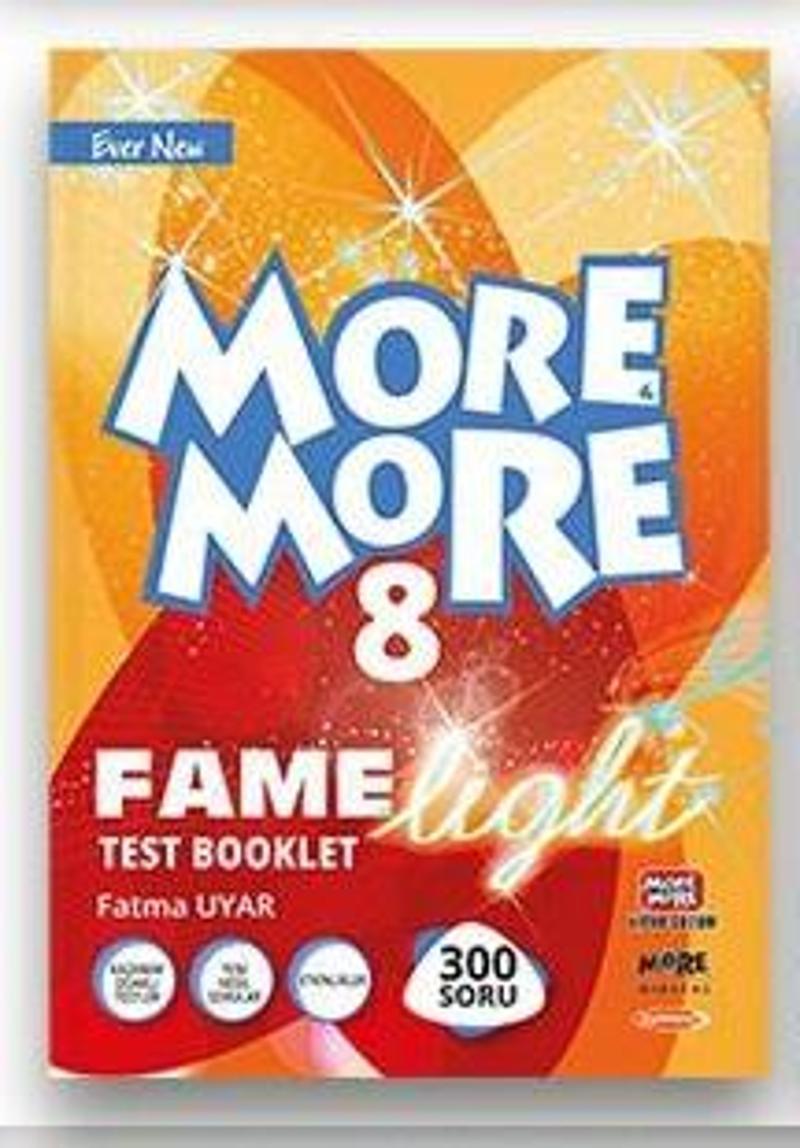 Kurmay Elt 2024 8. Sınıf Lgs More & More Fame Light Test Booklet