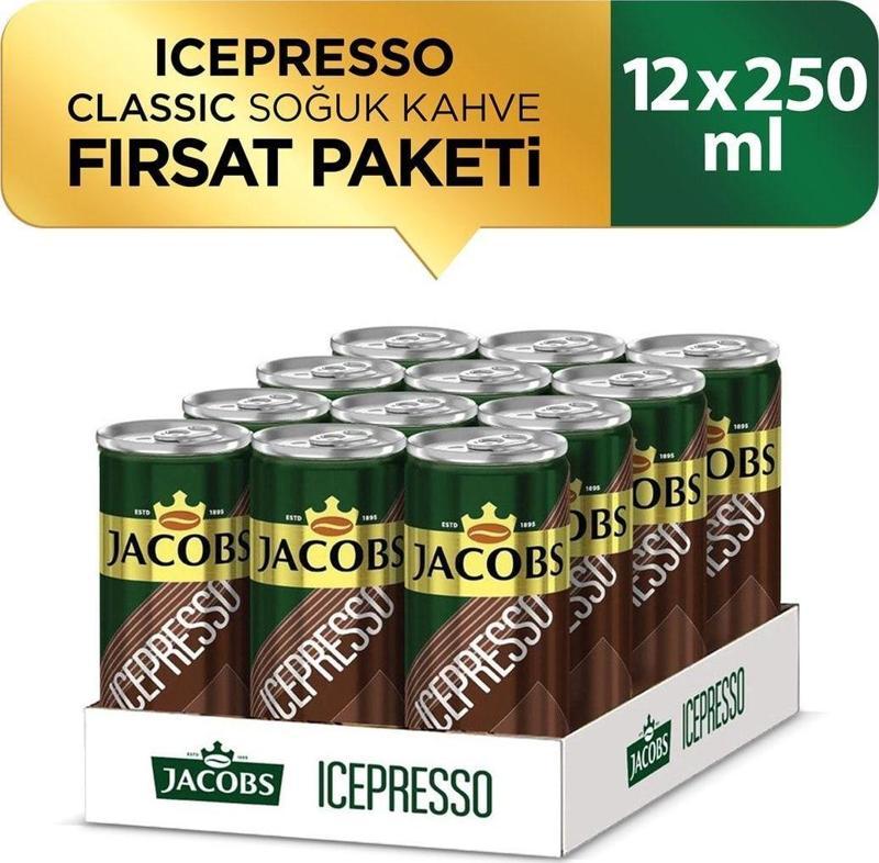 ICEPRESSO CLASSIC SOĞUK KAHVE 250 ML x 12