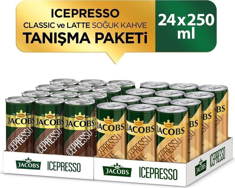 ICEPRESSO LATTE & CLASSIC SOĞUK KAHVE 250 ML x 24