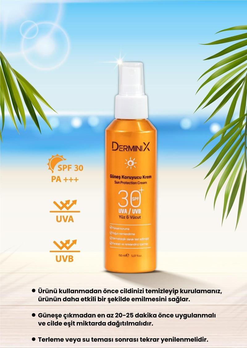 Leke Karşıtı Güneş Koruyucu Krem - 30 Spf Yüz ve Vücut Güneş Kremi