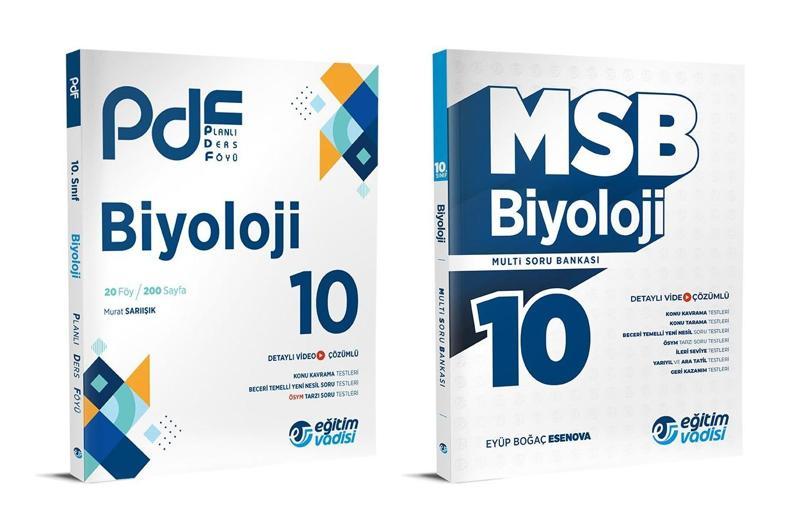 Eğitim Vadisi 2024 10. Sınıf Biyoloji Pdf + Soru Seti 2 Kitap