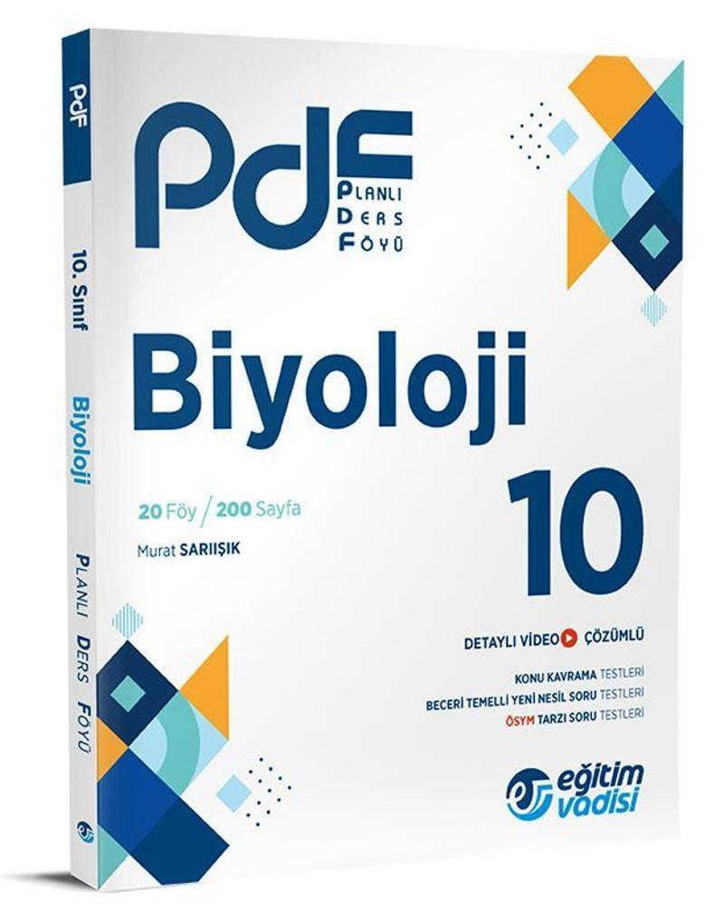 Eğitim Vadisi 2024 10. Sınıf Biyoloji Pdf Planlı Ders Föyü