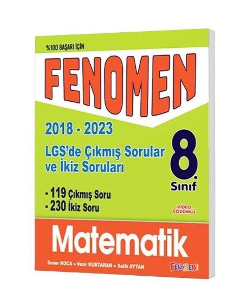 Fenomen Okul 2024 8. Sınıf Lgs Matematik Çıkmış Soruları Ve İkiz ...