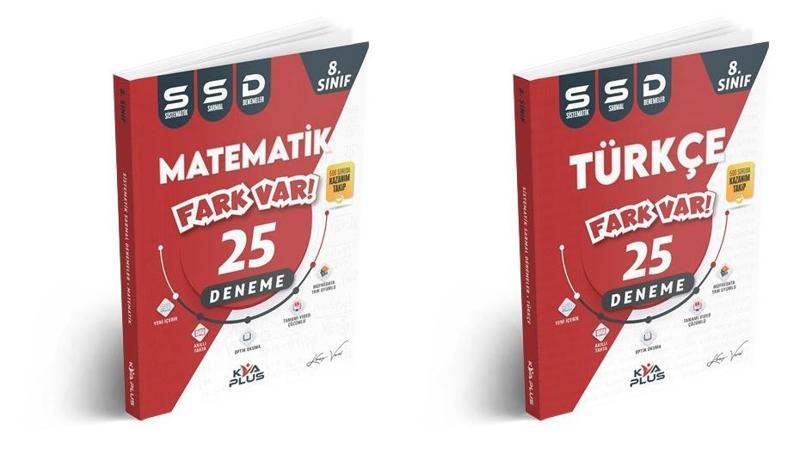 Kva 2024 8. Sınıf Matematik + Türkçe Sistematik Sarmal Deneme Seti 2 Kitap