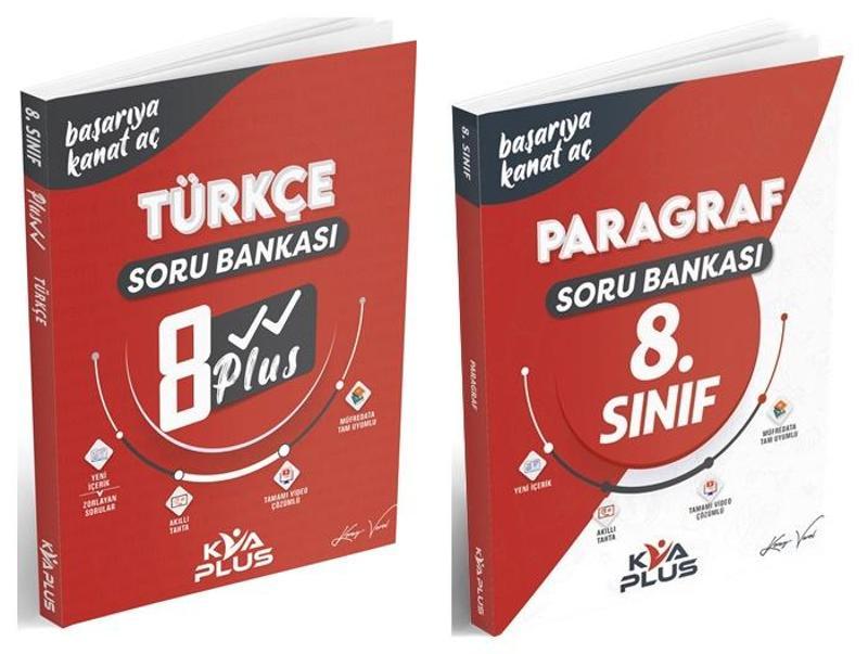 Kva 2024 8. Sınıf Türkçe Plus + Paragraf Soru Bankası Seti