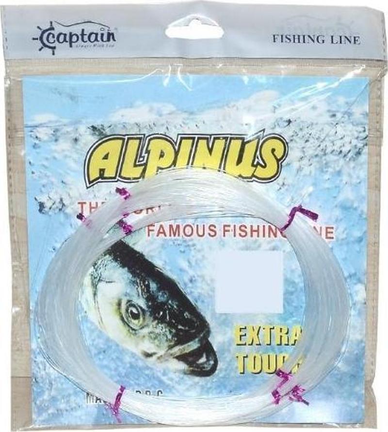 Alpinus Poşet Misina 4x25 Bağlantılı 100mt Beyaz 1 mm