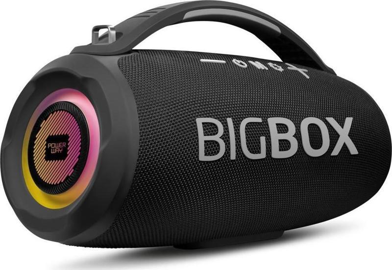 BiGBox 40W Güç Çift Bass Usb Hafıza Kartı Aux Fm Led Işıklı Bluetooth Hoparlör Hi-Fi