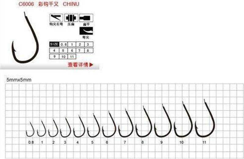 Chinu Sazan Çupra Olta İğnesi (Japon Malı) 5