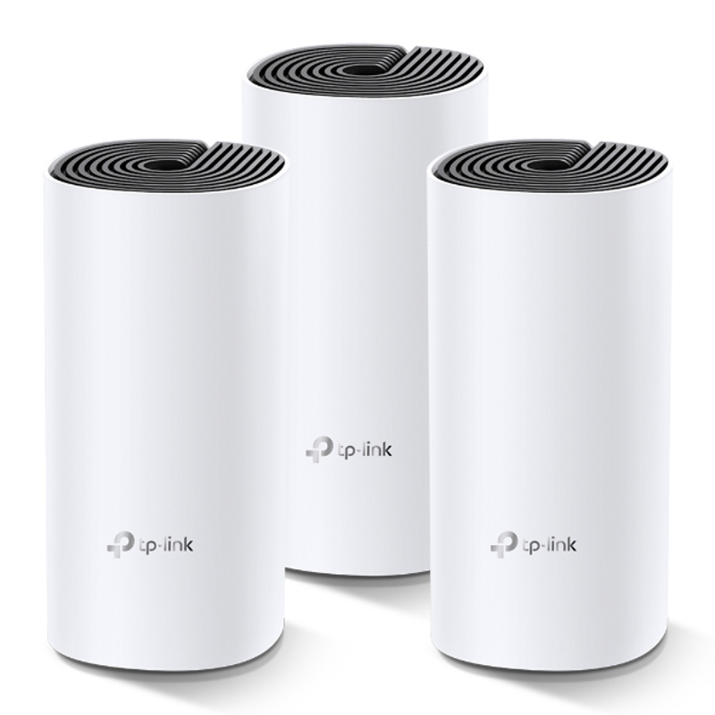 TP-LINK DECO-M4, AC1200, Üçlü Mesh, 300-867Mbps, Dual Band, 2Port Gigabit Lan, 371m2 kapsama Alanı, Router, Geniş Alan İ