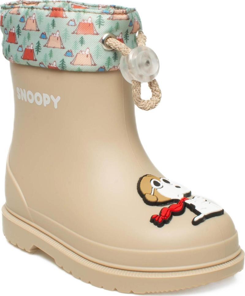 W10277 Bimbi Snoopy Bej Çocuk Çizme