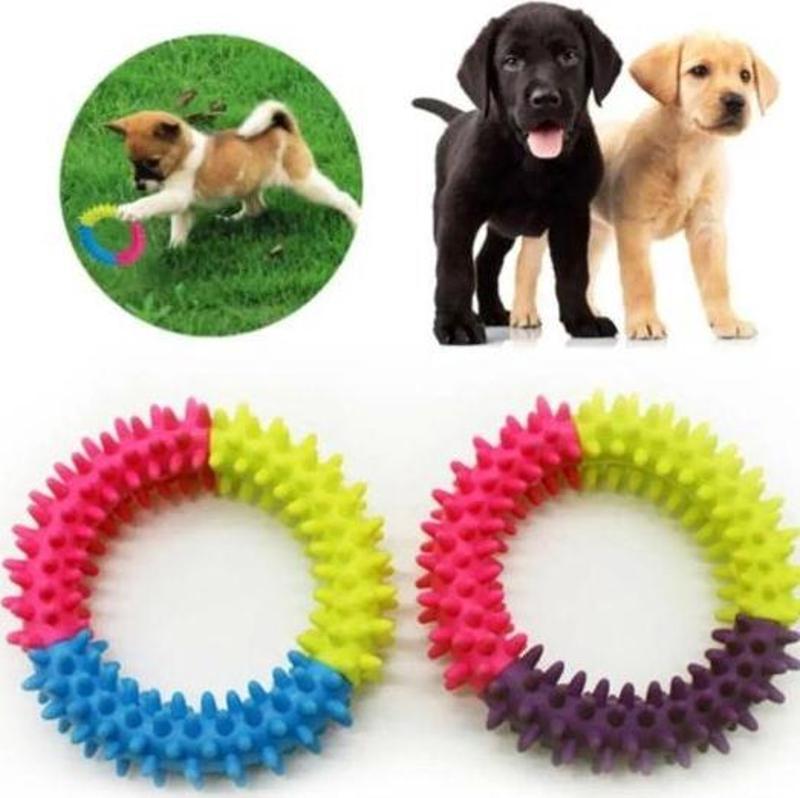 Köpek Diş Kaşıma Oyuncağı Köpek Isırma Çemberi Diş Kaşıma aparatı KÖPEK OYUNCAĞI (12 Cm)