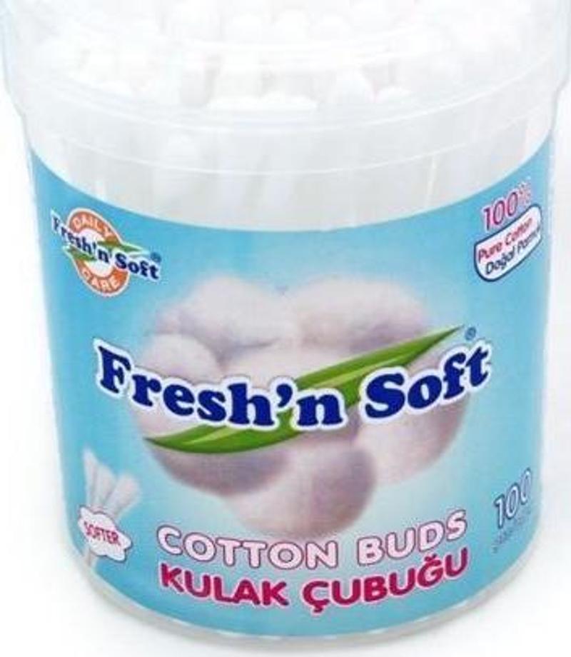 Fresh'n Soft Kulak Çubuğu Standart 100 lü Silindir