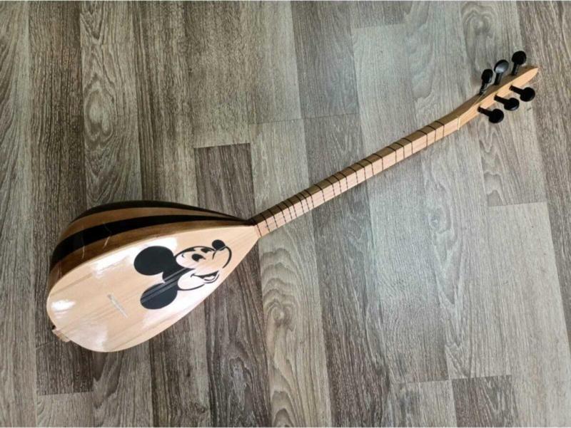 Cura Mickey Mouse Yeni Model Cura Saz Küçük Saz Tam Set