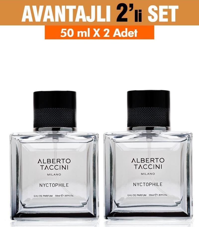 2'Li Set Alberto Taccini Nyctophile Erkek Parfüm 50 ml
