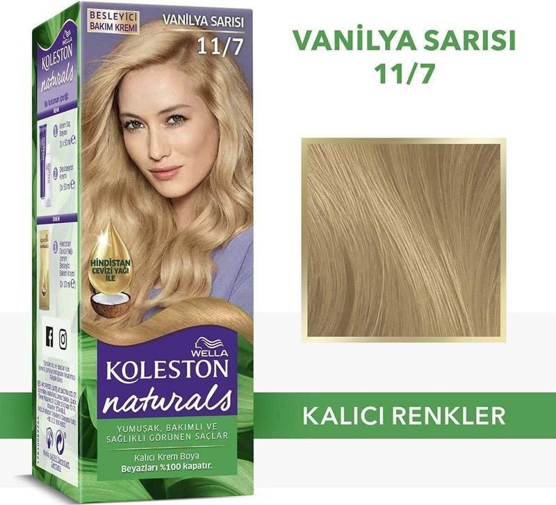 Naturals Saç Boyası 11/7 Vanilya Sarısı