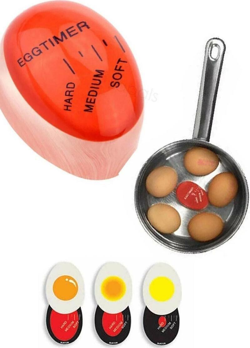 Yumurta Zamanlayıcı Kıvamında Yumurta Yapma Isı Göstergesi Egg Timer