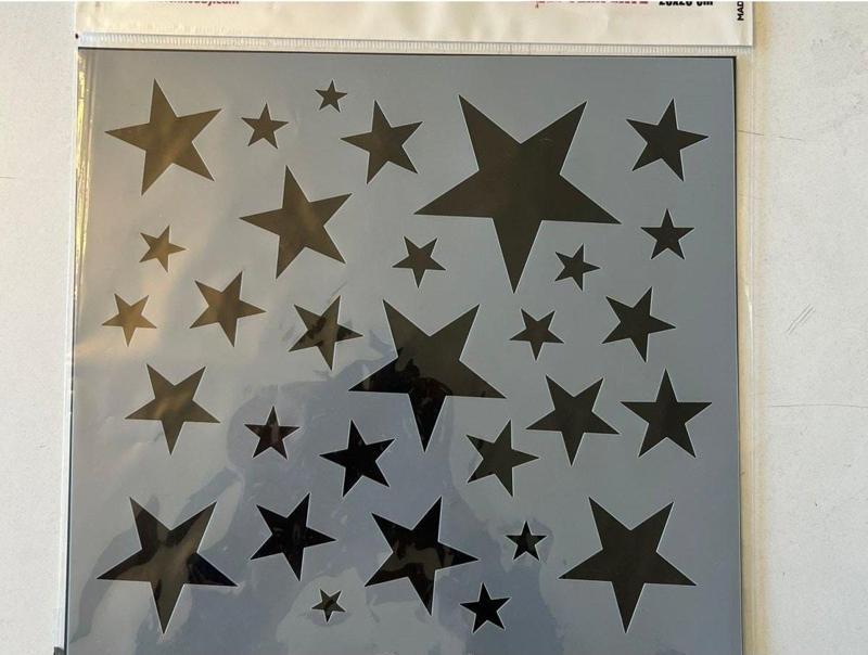 Yıldız Plastik Baskı Süsleme Kalıpları Stencil Şablon