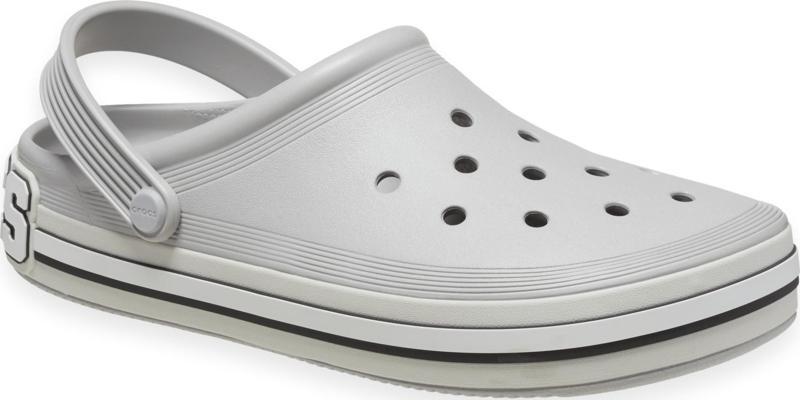 209651 Off Court Logo Clog Gri Erkek Terlik