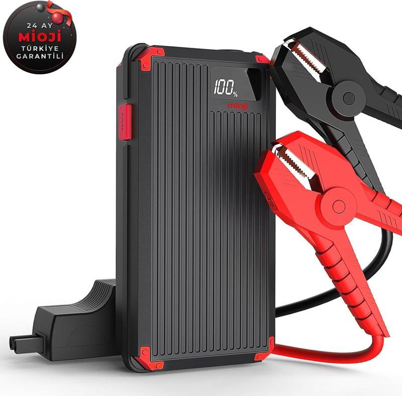 Mio D6H 20000mAh 3.7V 1200A Jump Starter LED Işıklı Hızlı Şarj Destekli Akü Takviye Cihazı