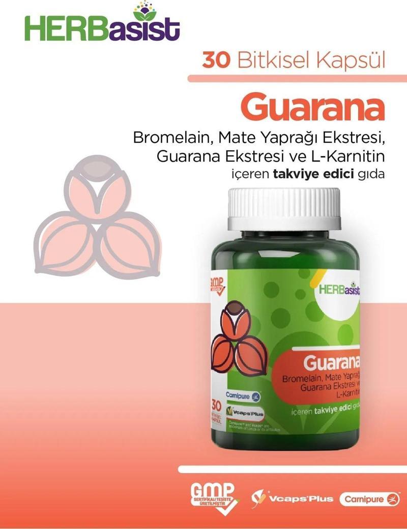 HERBassist Guarana 30 Kapsül