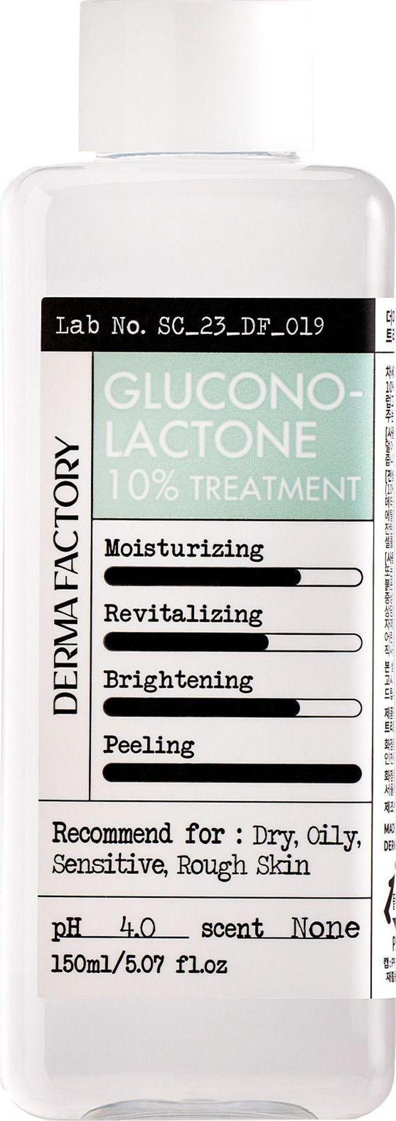 %10 PHA Gluconolactone İçeren Asitli Tonik Derma Factory Gluconolactone Treatment