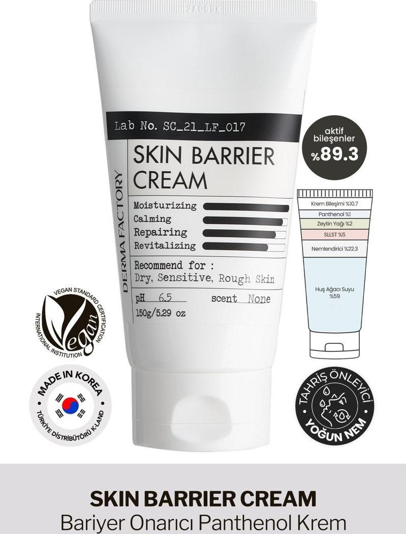 Bariyer Onarıcı %59 Huş Ağacı Özü Panthenol Krem Skin Barrier Cream 150 Ml