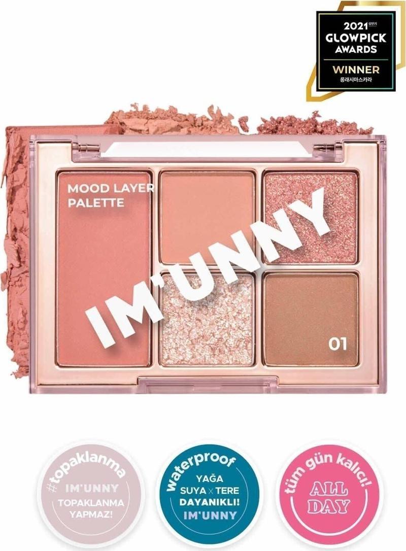 5 Li Allık Ve Far Paleti Mood Layer Palette (#01 Daily Mood)