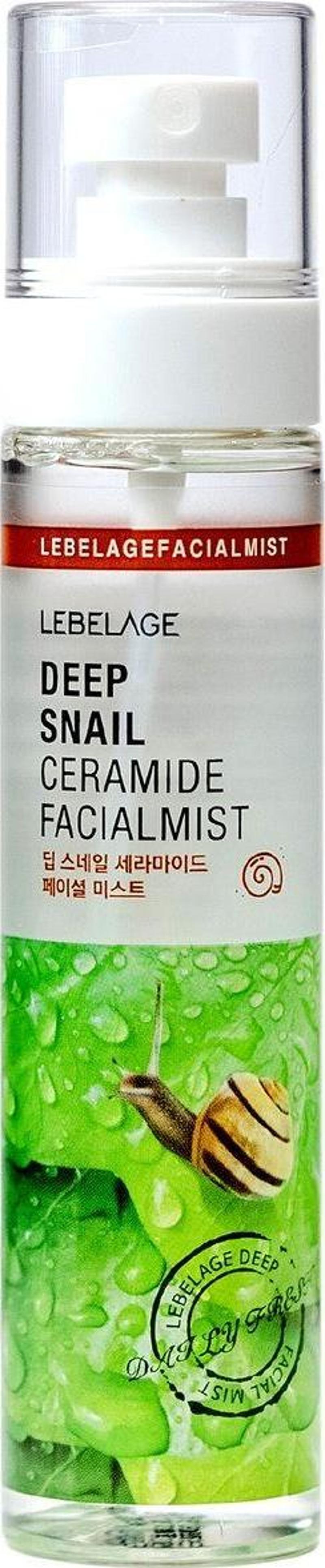 Salyangoz Özü ve Ceramide İçeren Nemlendirici Sprey Mist LEBELAGE Snail Ceramide Facial Mist