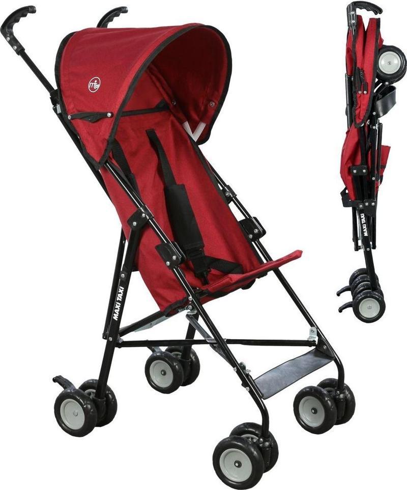 Mt 0037 Lite Pratik Baston Bebek Arabası - Bordo