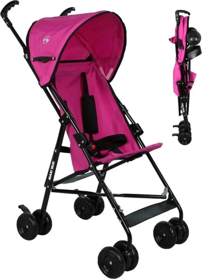 Mt 0037 Lite Pratik Baston Bebek Arabası - Pembe