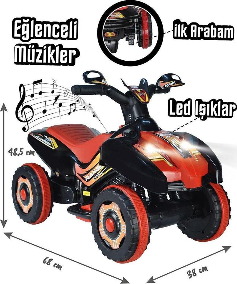 Led Işıklı Müzikli Akülü Atv