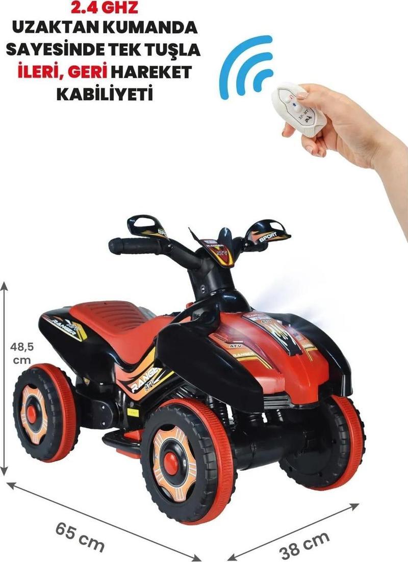 Kumandalı Akülü Araba 6 Volt 2-4 Yaş