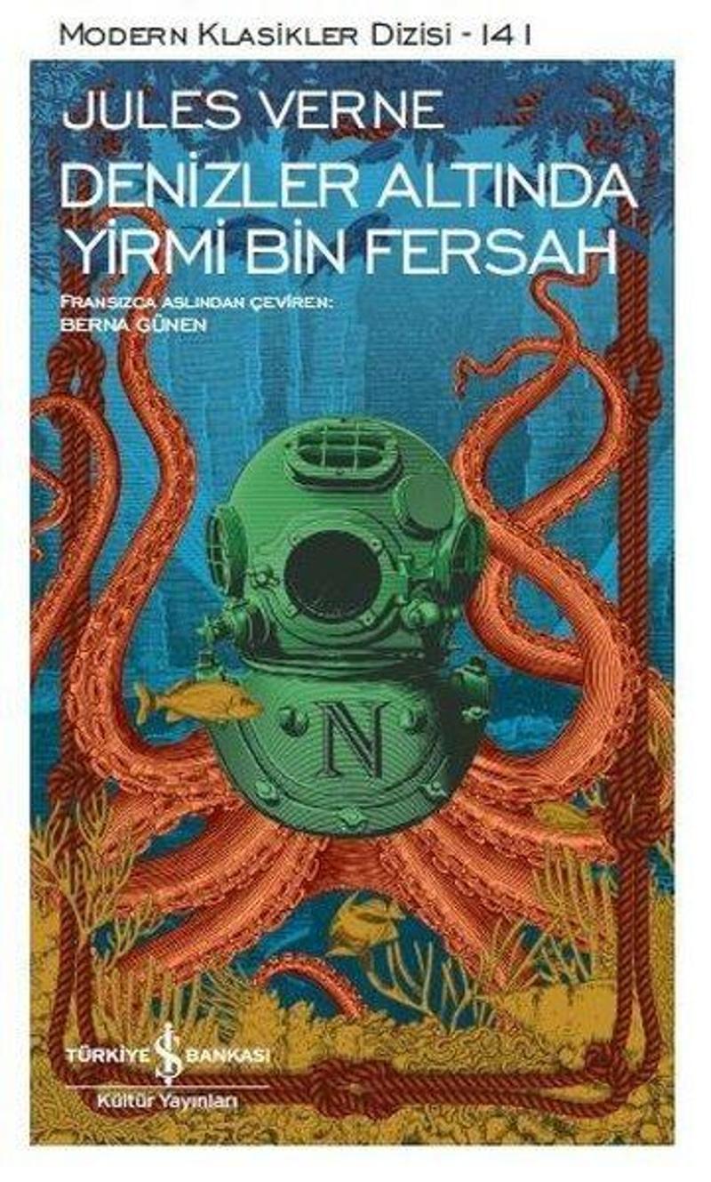 İş Bankası Kültür Yayınları Denizler Altında Yirmi Bin Fersah-Modern Klasikler 141 - Jules Verne