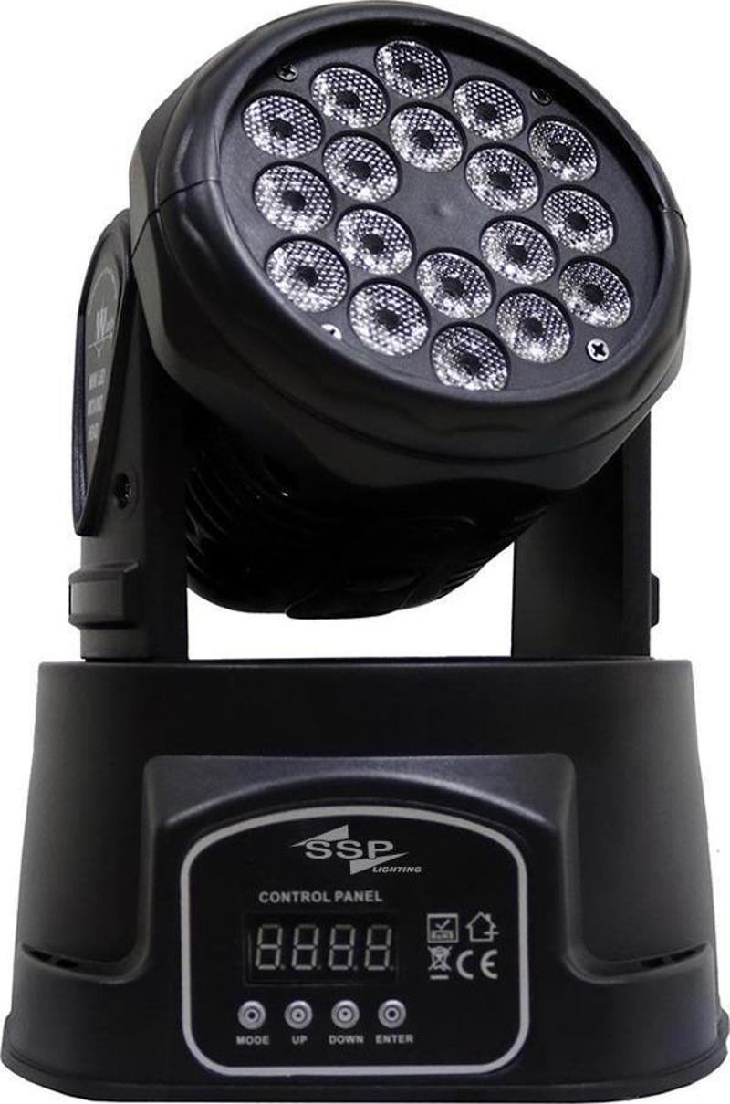 DERON 18 MINI LED MOVING HEAD WASH