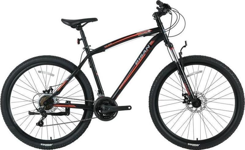 MTS 4600 ERKEK DAĞ BİSİKLETİ 48CM MD 27.5 JANT 21 VİTES MAT SİYAH TURUNCU