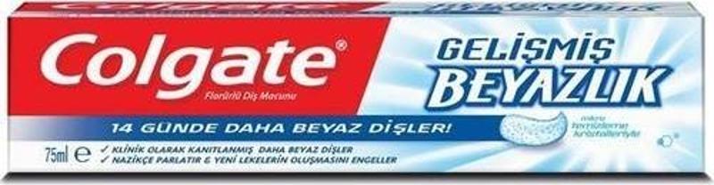 Gelişmiş Beyazlık Beyazlatıcı Diş Macunu 75 ml