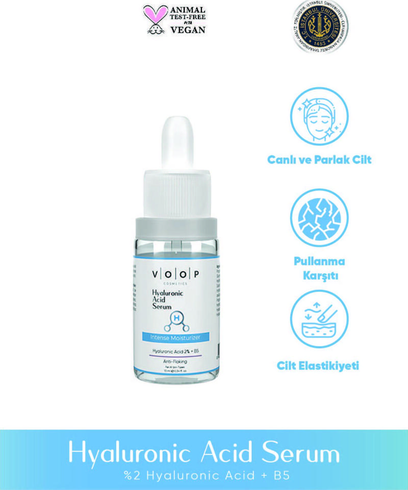 Hyaluronik Asit Serum - 10 ml Derinlemesine Yoğun Nemlendirici Yüz Bakımı%2 Hyaluronic Acid B5