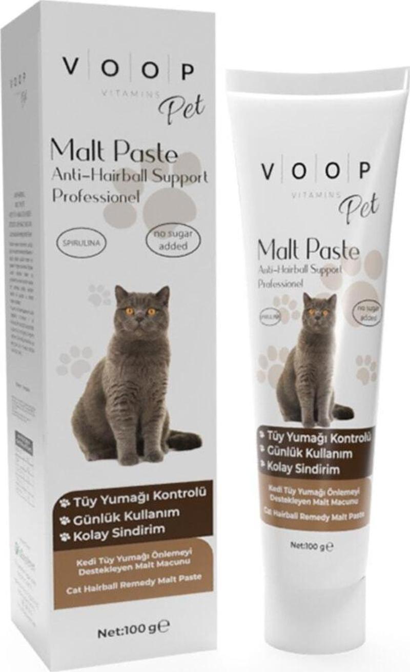 Pet Malt Paste (Kediler için Tüy Yumağı Önleyici Anti Hairball Macun) 100 gr