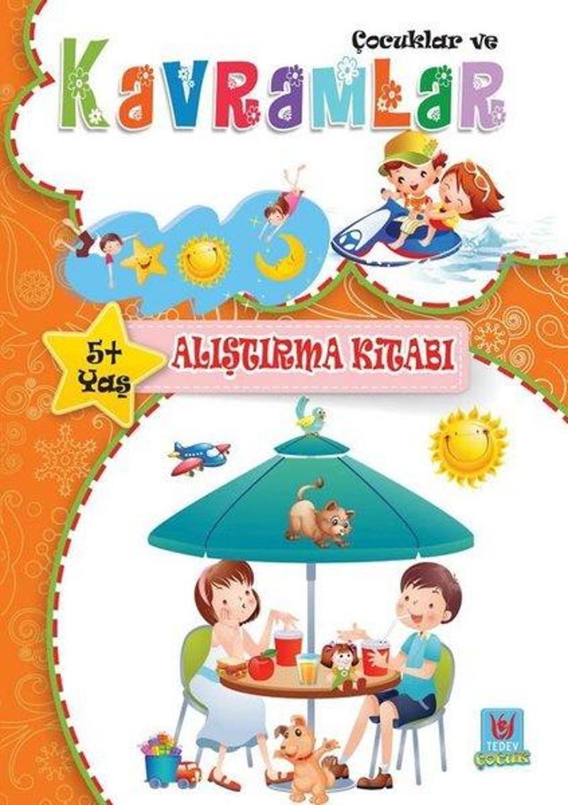 Türk Edebiyatı Vakfı Yayınları Çocuklar ve Kavramlar 5+Yaş Alıştırma Kitabı - Yücel Kaya