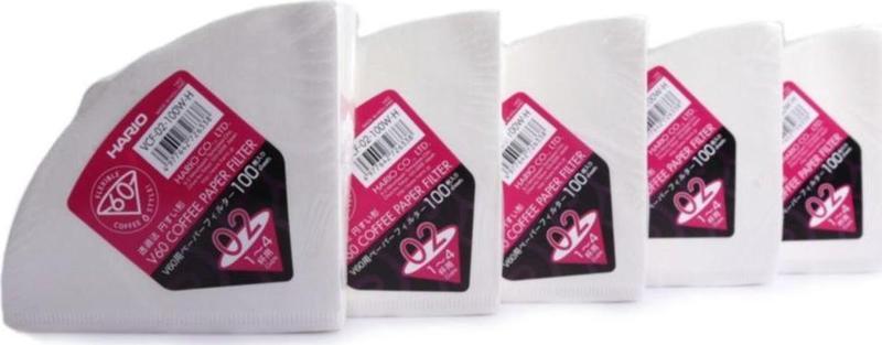 V60 02 Filtre Kahve Demleme Kağıdı 5 Paket 5 x 100   made In Holland