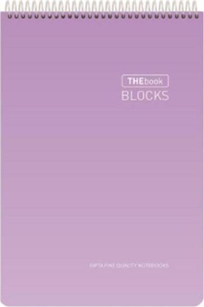 Thebook Blocks A4 Spiralli Sert Kapak Defter 100 Yaprak Çizgili