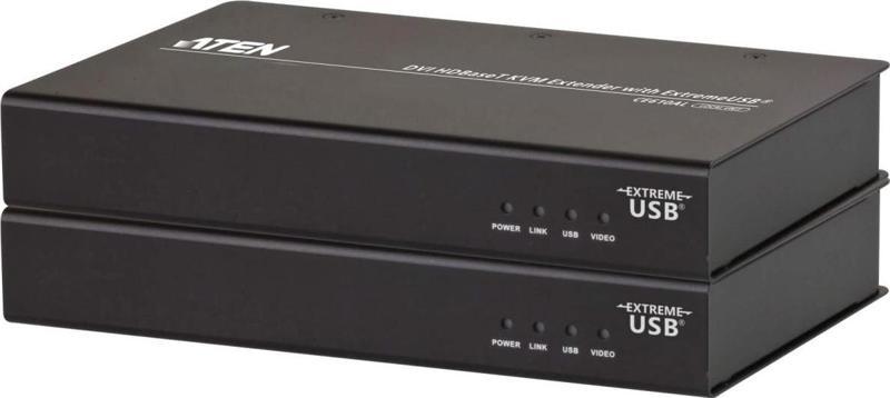 USB DVI HDBaseT™ 2.0 KVM Mesafe Uzatma Cihazı (1920 x 1200@100 m)