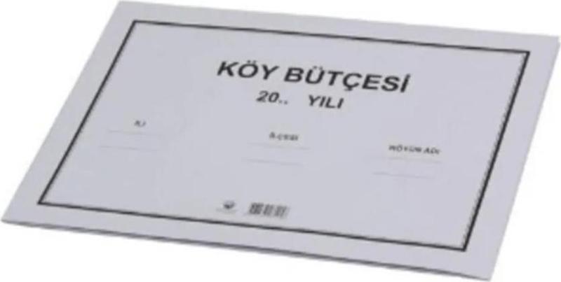 125 Köy Bütçesi Defteri Karton Kapak 8 Yp.